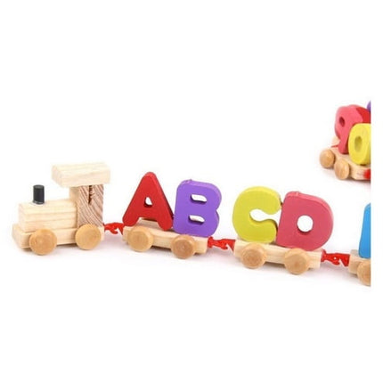 Wooden Alphabet Train - new model - small - EKT2184