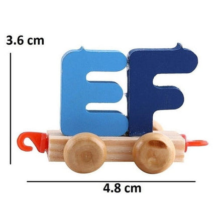 Wooden Alphabet Train - new model - small - EKT2184