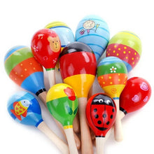 Load image into Gallery viewer, Wooden Egg Bell Rattle - Small Size - EKT2185

