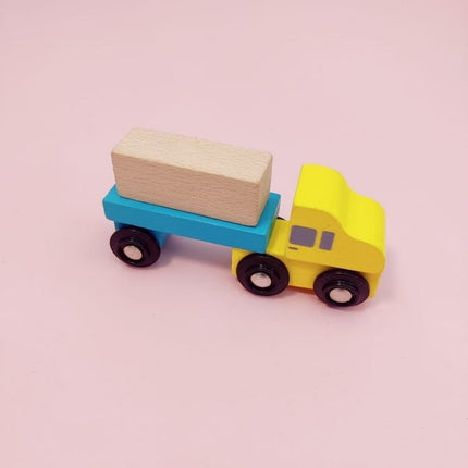 Wooden Mini Blue Truck - EKT2197
