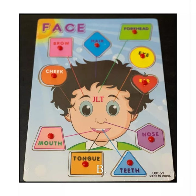Face peg board - learning board - EKT2203