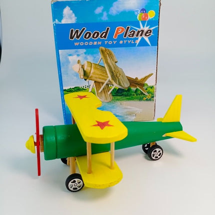 Wooden Aeroplane - Color -A+ Quality - EKT2206