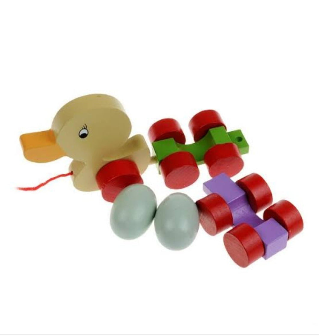 Duck with Egg pull along - A + Quality - EKT2219