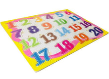 Load image into Gallery viewer, Wooden math 1 - 20 Number board - EKT2230
