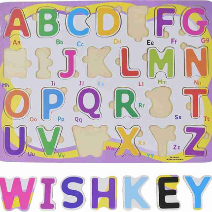 Wooden uppercase Alphabet Board - EKT2238