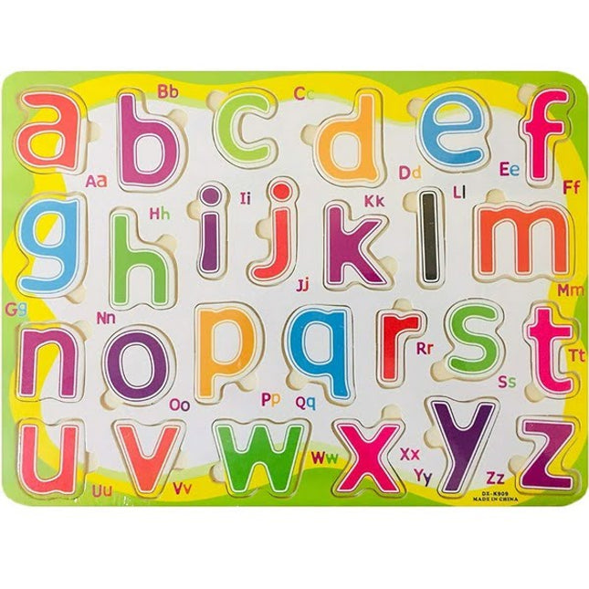 Wooden lowercase Alphabet Board - EKT2239