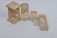 Load image into Gallery viewer, Wooden Miniature Furniture set - Bathroom - EKT2271
