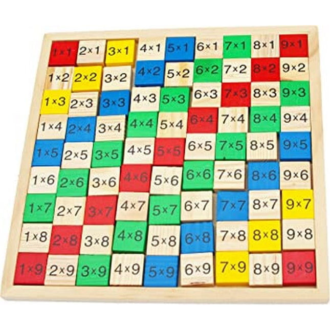 Wooden Multiplication Learninig board fro kids - EKT2276