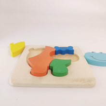 Load image into Gallery viewer, Wooden Chunky Puzzles - Hippo - EKT2283
