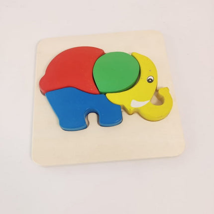 Wooden Chunky Puzzles - Elephant - EKT2285