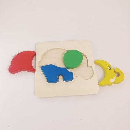 Wooden Chunky Puzzles - Elephant - EKT2285