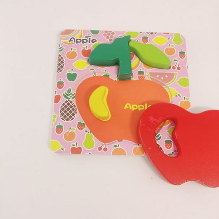 Wooden Chunky Puzzles - Apple - EKT2286