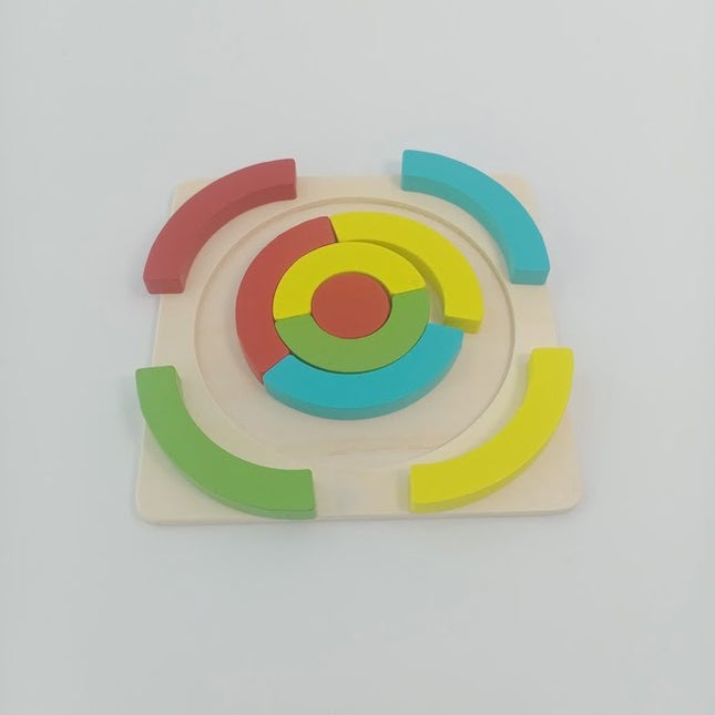 Wooden Chunky Puzzles - Circle - EKT2290