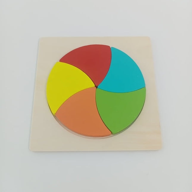 Wooden Chunky Puzzles - Circle Puzzle - EKT2296