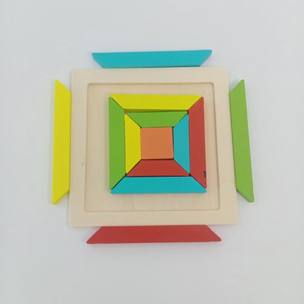 Wooden Chunky Puzzles - Square - EKT2300