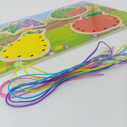 Wooden lacing Board - Fruits - EKT2301