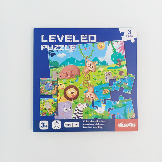 Wooden Leveled puzzle - L3 - EKT2310
