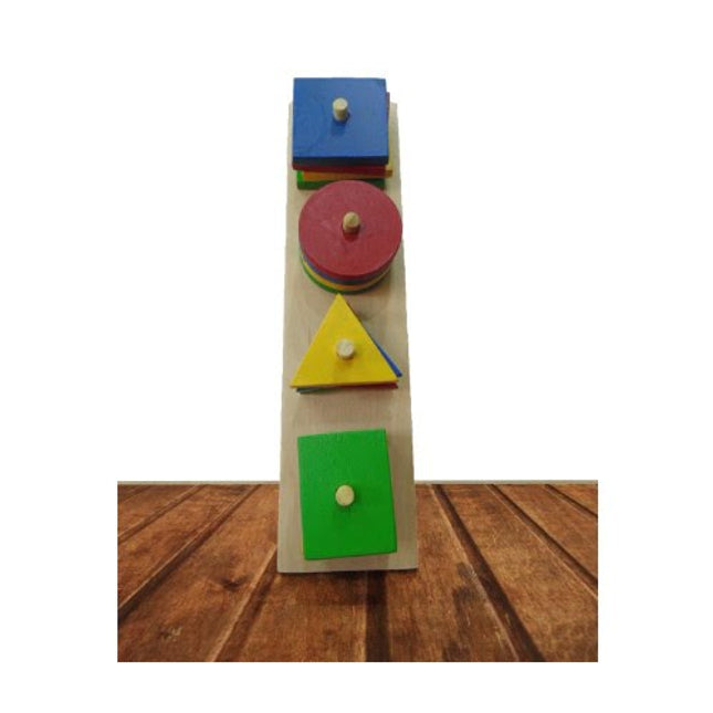 Extrokids Wooden Shape and Colour Sorter - EKW0029