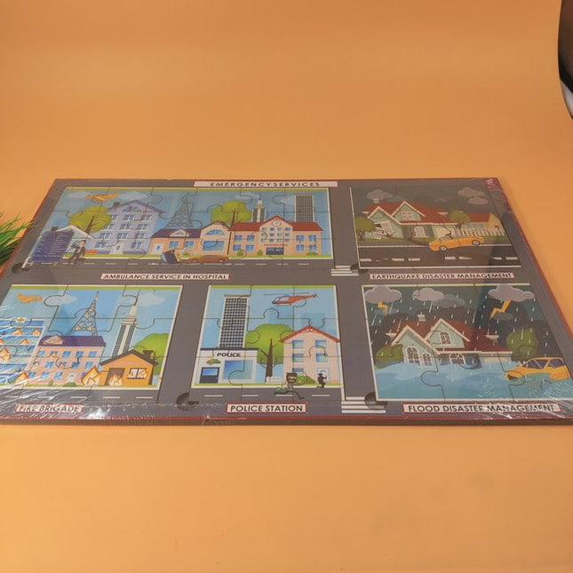 Extrokids emergency services Learning Jigsaw Puzzle-EKW0073
