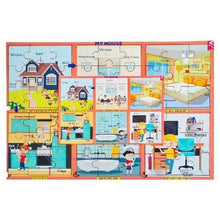 Load image into Gallery viewer, Extrokids My House Learning Jigsaw Puzzle-EKW0074
