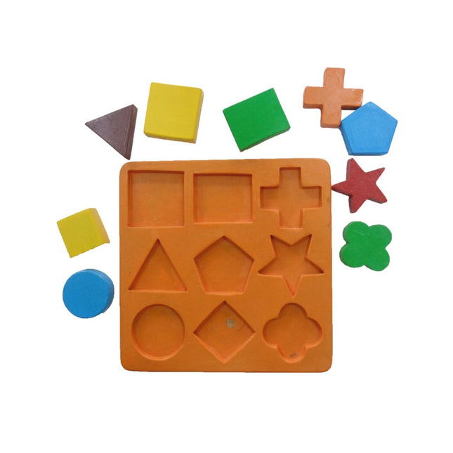 Wooden Size and Shape Sorter Educational toy - EKW0085
