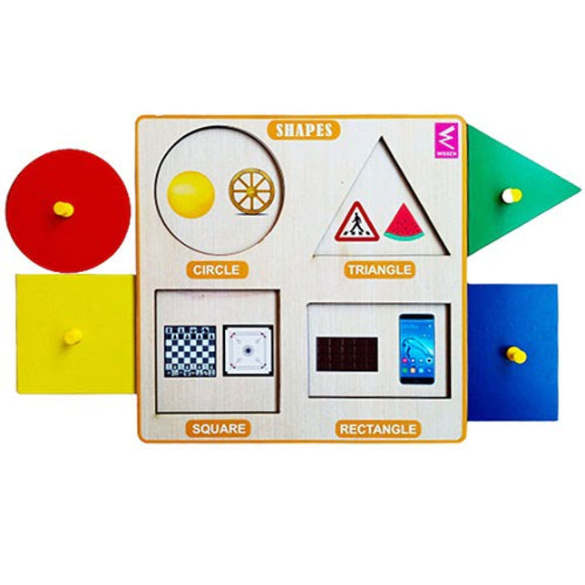 Shapes Peg Board with Inner side - EKW0101