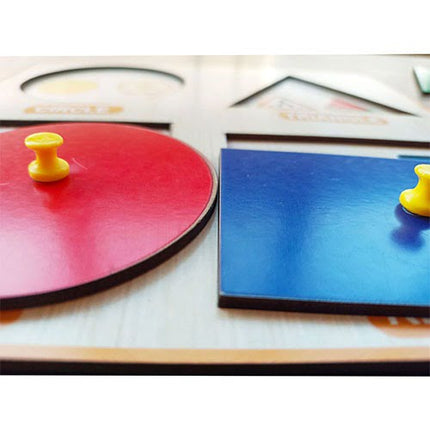 Shapes Peg Board with Inner side - EKW0101