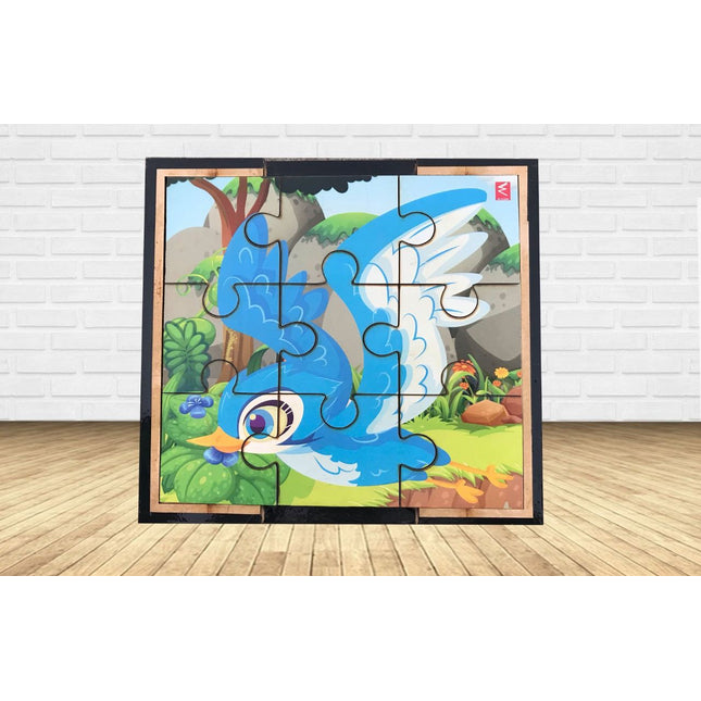 Wooden jigsaw Puzzle- 6*6 inch Bird Theme - EKW0112