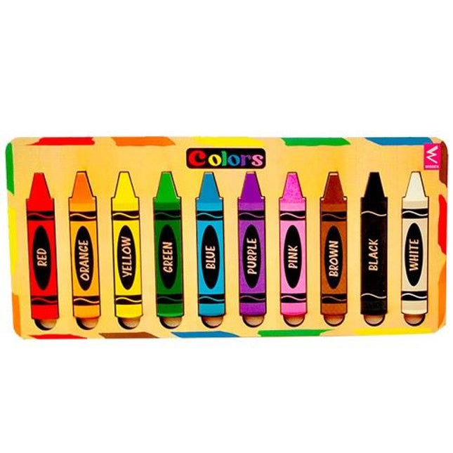 Colour and Crayons matching Puzzle - EKW0118