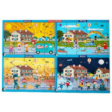 Load image into Gallery viewer, Season and Weather Learning Jigsaw Puzzle -Dual -12*18 inch - EKW0120
