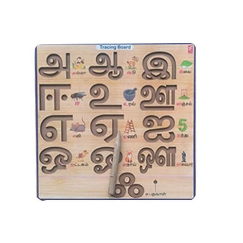 Tamil Alphabet Tracing Board - EKW0143