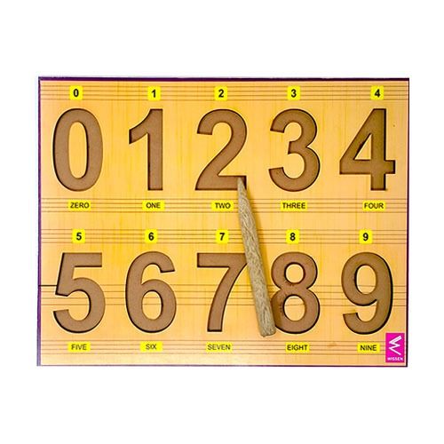 Number tracing 0-9 - 12*9 inch - EKW0146