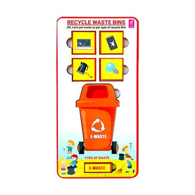 Recycle Bin and garbage matching puzzle - EKW0167
