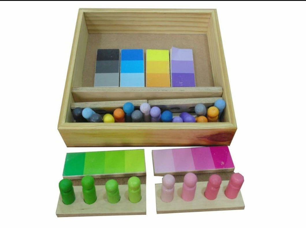 Wooden Cognitive Color Sorting Kit - EKW0180