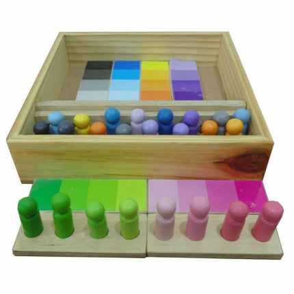 Wooden Cognitive Color Sorting Kit - EKW0180