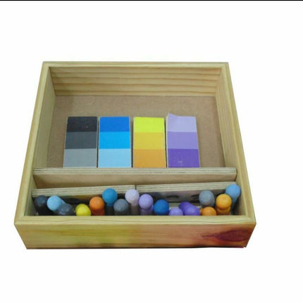 Wooden Cognitive Color Sorting Kit - EKW0180