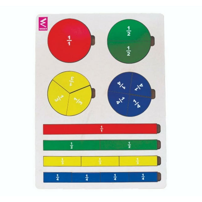 Extrokids fraction game - puzzle board