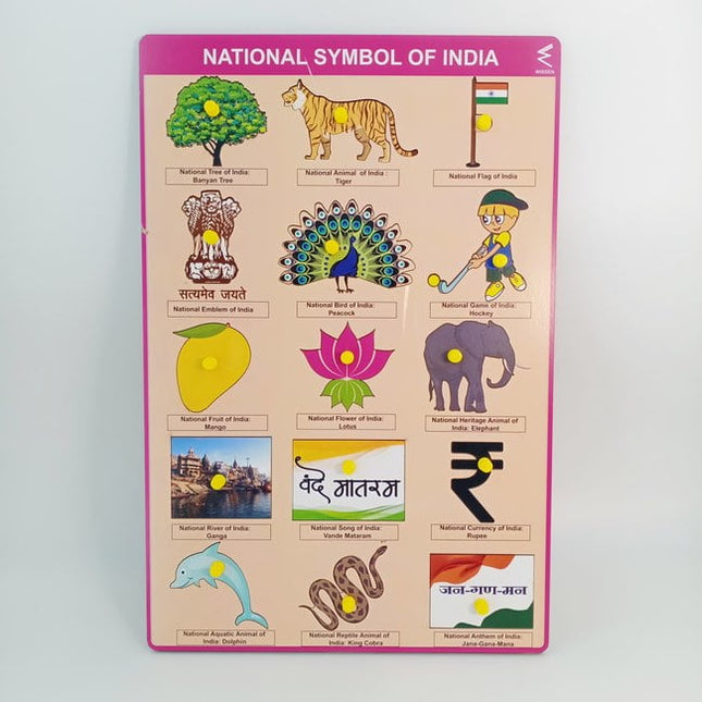 Extrokids naional symbol-puzzle game