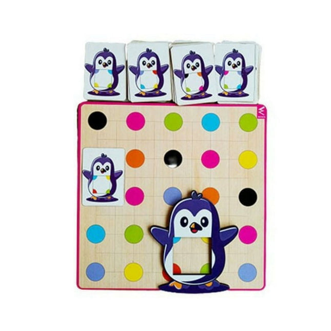 Extrokids penguin colour fraction match game