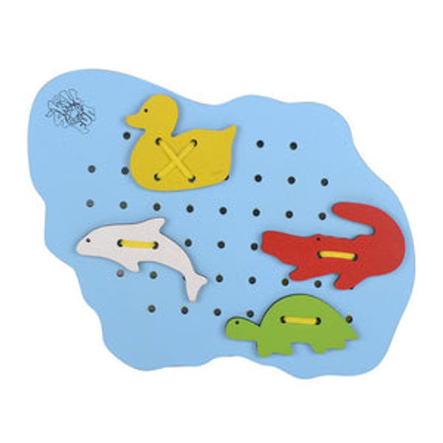 Sewing Pond With Water Animals