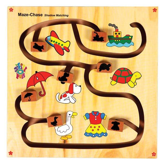 Maze Chase Shadow Matching Game