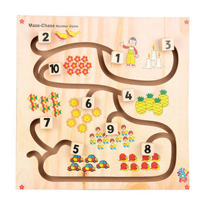 Maze Chase Number Game