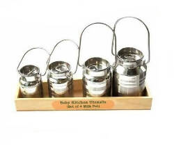 Baby Kitchen Utensils (Set Of 4 Milk Pot)