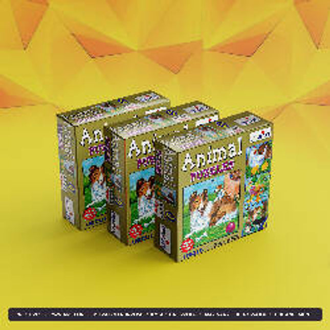 Animal Puzzle No. 0 (3 to 6 Pieces)