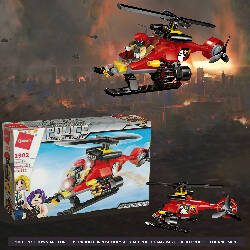 Battle Force Flying Squard Building Blocks for Kids 6 to 12 Years (111 pcs ) 1902 (Multicolor)