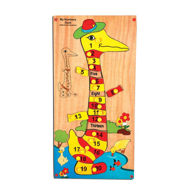 My Number Duck (With Knobs)