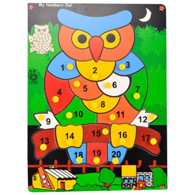 Number Owl (With Knobs)