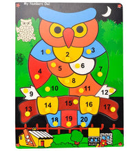 Load image into Gallery viewer, Number Owl (With Knobs)
