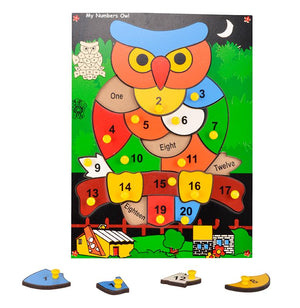 Number Owl (With Knobs)