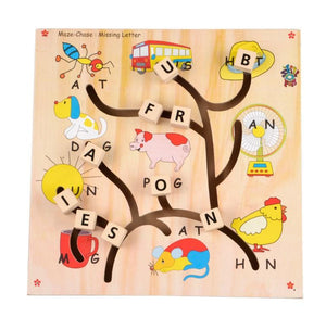 Maze Chase Missing Letter